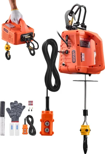 Elektryczna wciągarka linowa VEVOR, udźwig 500 kg